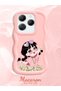 For Infinix Hot 40 Compatible Shockproof Simple Pink Silicone Phone Case Cute Girl Pattern - 2