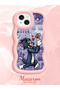 iPhone 13 Compatible Shockproof Simple Pink Silicone Phone Case Tom and Jerry Pattern - 2