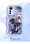 Mi 12 Lite Compatible Shockproof Simple Blue Silicone Phone Case Tom and Jerry Pattern - 2