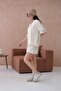 Women's Polo Collar Single Jersey Basic Double Set - 2