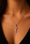 Women's and Men's Key Model Dual Copper Pendant with Seal of Solomon, Vav and Elif, Ya Hafiz, Allah Word, Celcelütiye, Kıtmir, Nal-I Şerif - 6