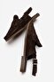 Clifford Women's Genuine Leather Sandals Brown Suede - 5