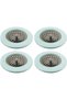 Kitchen Silicone Sink Strainer,Anti-Clogging Drain Collector,Green 4-Pack