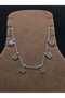 Four-Leaf Clover Model Dangle Steel Anklet Ankle Accessory Women's Jewelry Anklet Suitable for Summer Daily Use
