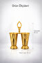 Gold Plated Luxury Spoon Holder 2 Compartment Kitchen Serving Tray Dowry Tableware Organizer Zenith - 3