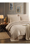 Bella Gold Esse Cotton Double Duvet Cover Set, Duvet Cover Set (Fitted Sheet) - 3