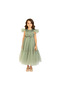 D' Daniela - Long Party Dress "Belle" - Olive Green - 4Y to 13Y