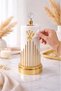 Gold Metal Coated Flower Model Luxury Towel Napkin Holder Kitchen Serving Tray Dowry Tray Tableware Organizer Zenith - 5