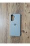 Samsung Galaxy A16 Heart Printed Inside Velvet Premium Silicone Phone Case (Gray Case)