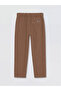 Brown Loose Fit Boys' Linen Blend Trousers by Güli̇s Gi̇yi̇m - 2
