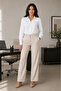 Long Sleeve Shirt with Buttons, Classic Collar, Suitable for Casual and Office Wear - White - 3