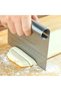Stainless Steel Dough Cutting Apparatus Steel Cutter Scraper Cake Shaping Spatula - 3