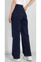 New Season High Waist Recovery-Friendly Flexible Loose-Fitting Women's Navy Blue Palazzo Jeans