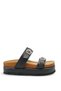 Stella Serena Women's Double Buckle Slippers 0012705 Black - 3