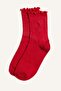 Ruffled 3-Piece Cotton Long Socks for Girls H4989A8Ns - 3