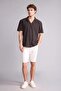 100% Cotton Regular Fit Polo Collar Short Sleeve Shirt H5163Ax26Sp - 2