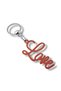 High-Quality Love Written Metal Keychain Stylish Design Gift Key Accessory