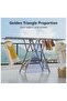 Folding Clothes Dryer Clothes Drying Rack with 4 Shoe Holder, Foldable 3-Tier Laundry Hanger - 3