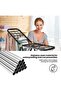2026 New Foldable Drying Rack, 3-Layer Clothes Dryer 170, Large Clothes Drying Rack with Wheels - 6