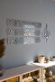 Ayetel Kürsi Three-Row Shiny Metal Islamic Wall Decor - Home Office Decoration