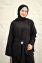 Women's Tie-Waist Trouser Suit Black - 3