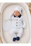 Baby Boy m Lettered 5-Piece Hospital Discharge Set Newborn 0-3 Months 50-56cm Cotton - 2