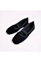Women's Black Non-Slip Sole Plush Elastic Home Shoes - 5