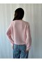 Embroidered Romantic Cardigan for Women in Pink - 4