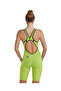 Tyr Women's Open Back Racing Swimsuit Venzo Fl Yellow - 2