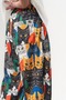 Cat Society Pleated Shalwar with Elastic Waist and Cuffs - 7