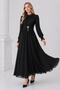 Tulle Fabric with Pearl Belt Girls' Women's Tesutuur Evening Dress