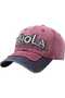 Unisex Vintage Bhola Embroidered Adjustable Baseball Cap Hat Set of 2 - 3