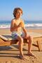 Boys' Patterned Swim Shorts with Lining - 3