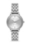 Milano Women's Silver Metal Cord Minimal Stone Detailed Wristwatch 2 Years Warranty - 2