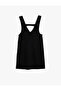 Girl's V-Neck Viscose Blend Strap Dress - 2