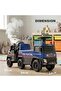 Push Ride-On Car for Toddlers with Music, LED Lights & Smoke (Blue, 1–3 Years) - 6