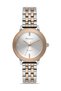 Milano Women's Silver Rose Metal Cord Minimal Stone Detailed Wristwatch 2 Years Warranty - 2