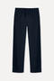 Men's Navy Blue Loose Fit Tie-Waist Chino Pants - 4