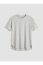 Koor Sport Gray Oversize Modal Blended Women's Sports T-Shirt - 5