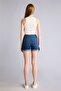 Women's Combed Cotton Shorts A1959Ax/Nm28 Mid Blue - 4