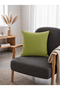 Plain Woven Linen Double-Sided Throw Pillow Cover - 2