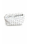 Women's Mini Size Staple-Detail Hand and Shoulder Bag