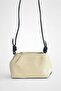 Hera Minimal Form Crossbody Mini Canvas Bag - Black - 2
