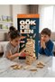 Wooden Skyscraper! Wooden 54-Piece Educational and Intelligence Family Tower Balance Game for 4 Players - 3