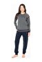 Women's Anthracite Pajama Set 50318818-Vr022