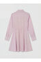 Plaid A-Line Mini Shirt Dress - 5
