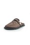 Brown Mesh Detailed Women's Slippers – Stylish Design, Comfortable Orthopedic Sole Slip-Ons for Everyday Use - 3