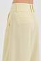 Women's Wide Belted Trousers with Pleated Detail on the Front - 6
