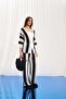 Black Ecru Contrast Knitwear Trousers 17173 - 4