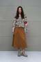 Beige Asymmetrical Cut Oversize Shirt 18091 - 2
